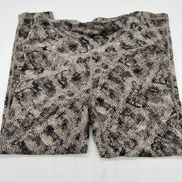 Gap Fit Eclipse Snake Print Leggings Size Medoum Regular - Picture 1 of 3